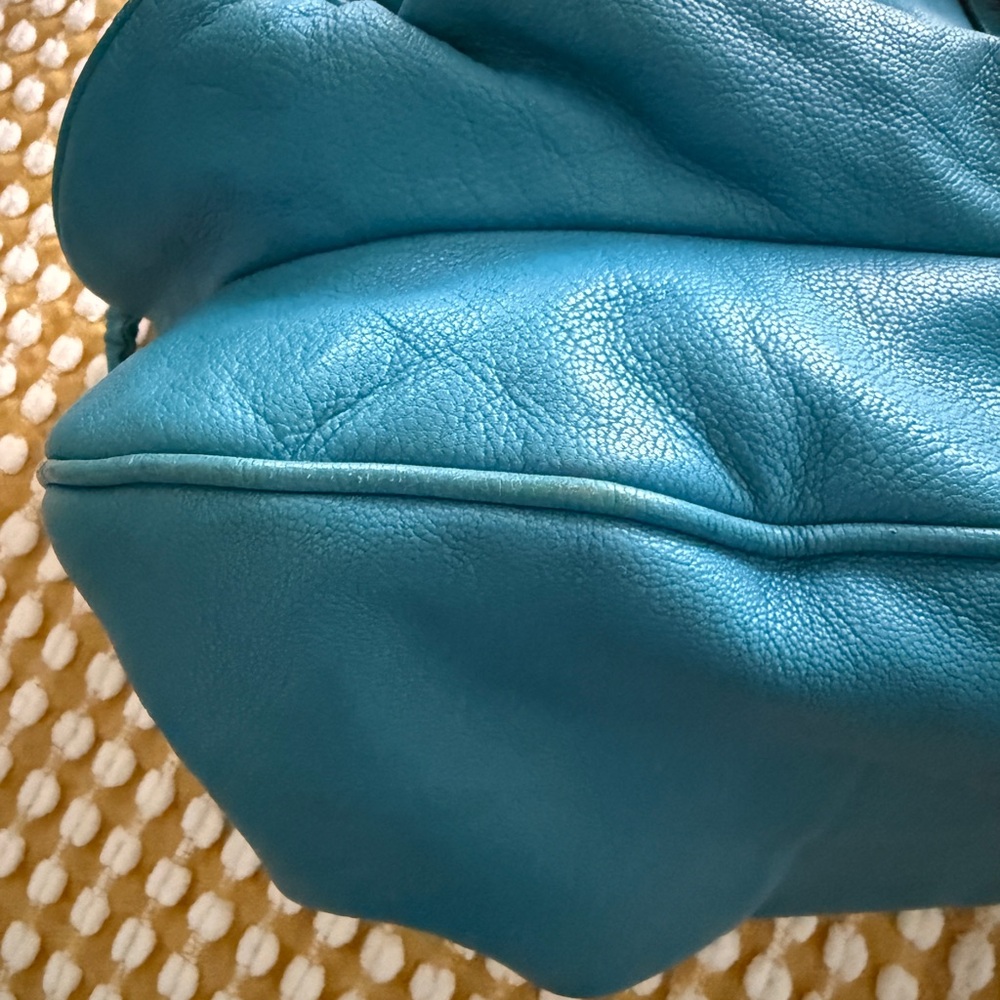 DOLCE & GABBANA Blue Leather Shoulder Bag - Picture 11 of 13